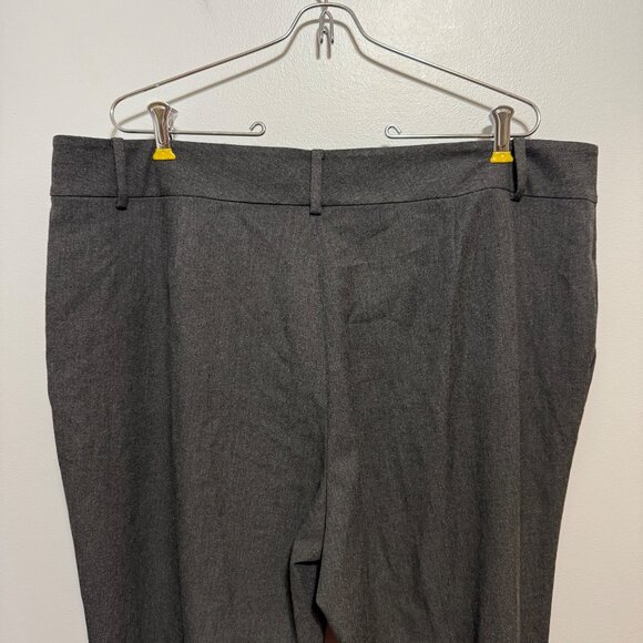 NWT Lauren Ralph Lauren Womens Mid-Rise Charcoal Gray Trousers Size 18 - Picture 7 of 7
